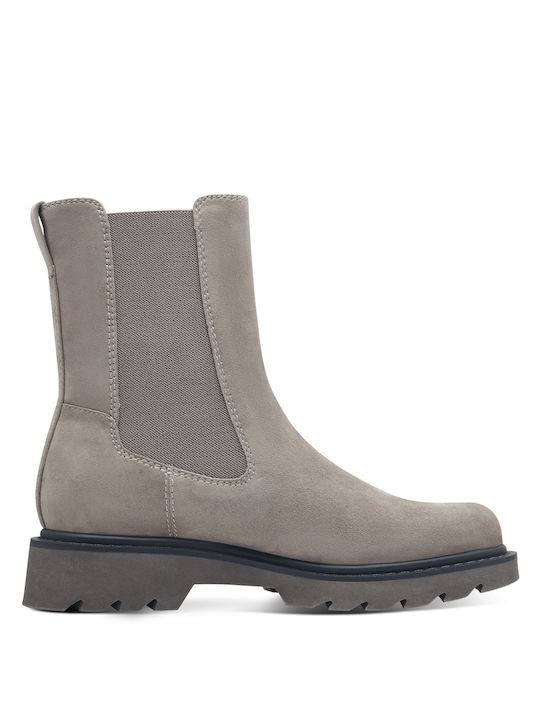 Tamaris Leder Damen Knöchelstiefel Gray