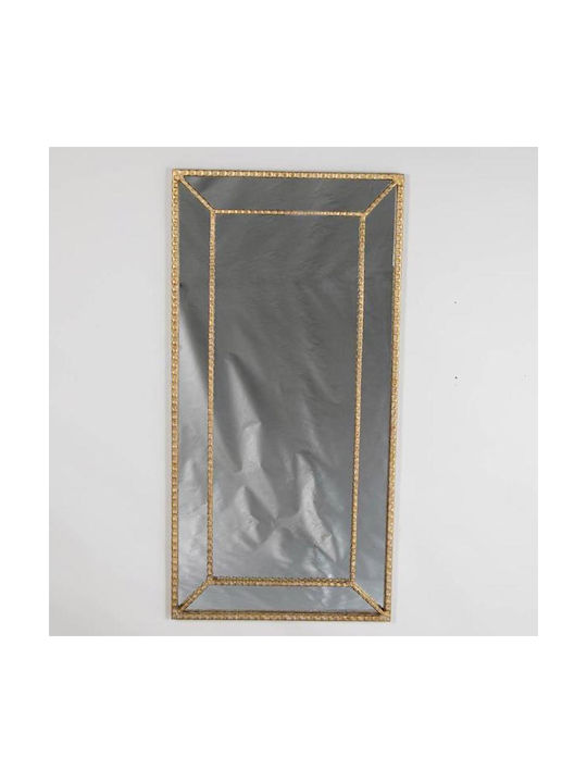 Estheti Home Wall Mirror Metal Gold 59.5x3x120cm 751-11013