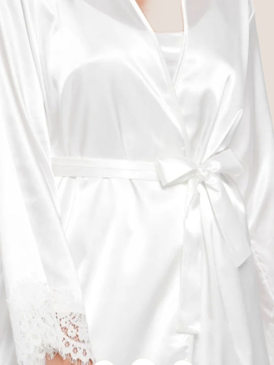 Luna Winter Damen Satin,σατεν Robe Ivory Coast