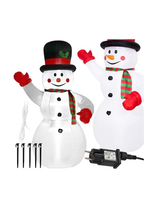 Iluminată De Crăciun Plastică Figurină Înălțime 240cm. 3buc