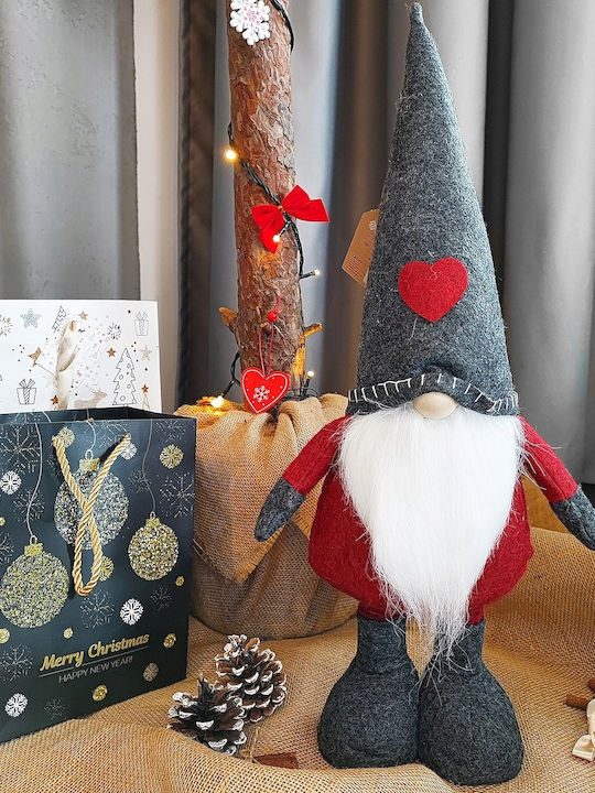 Weihnachtsfigur Elf Teleskopbeine Höhenverstellbar 52-67cm