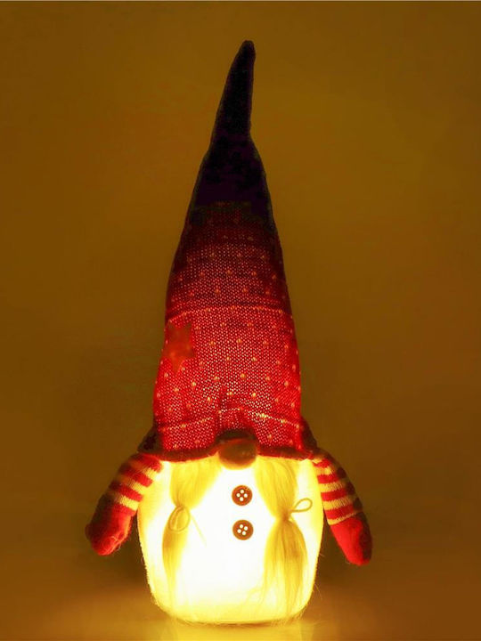 Beleuchtet Weihnachtliche Figur Elf Rot Höhe 33cm