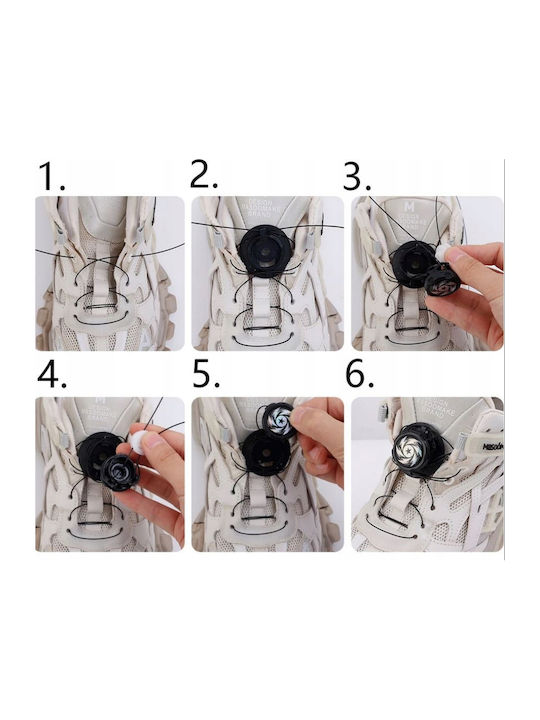 Shoelaces Black 2pcs 40cm