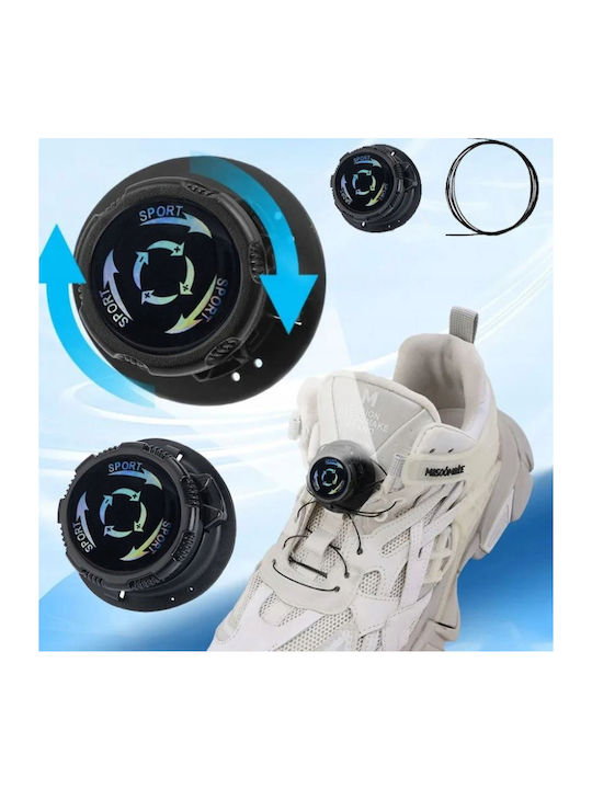 Shoelaces Black 2pcs 40cm