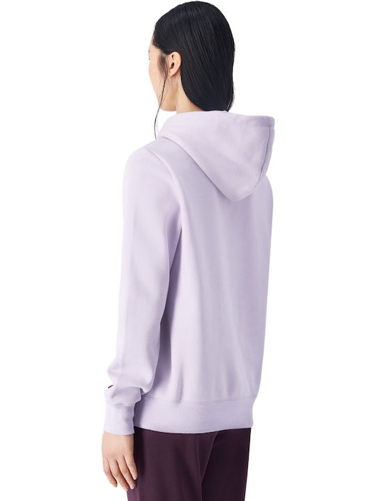 Women's Sweatshirt Hooded Purple