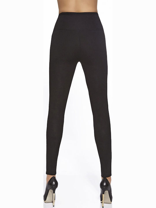 Tägliches Damen Leggings Formendefinition Hohe Taille Push-up Schwarz