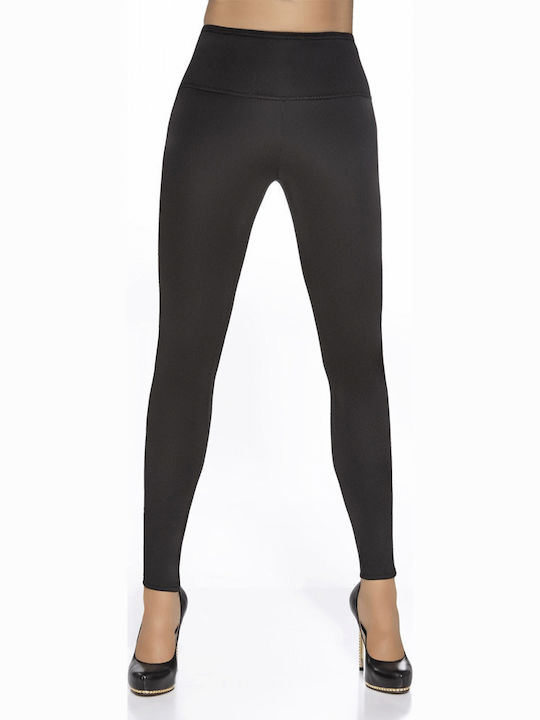 Tägliches Damen Leggings Formendefinition Hohe Taille Push-up Schwarz