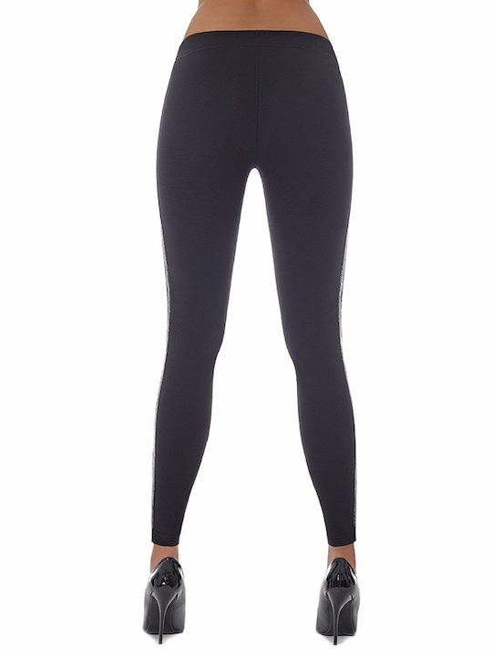 Bas Bleu Frauen Leggings Push Up Schwarz