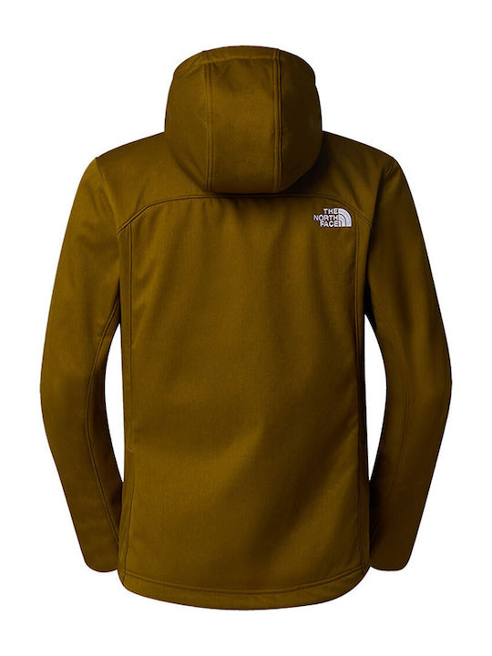 The North Face Ανδρικό Χειμωνιάτικο Μπουφάν Softshell Αδιάβροχο και Αντιανεμικό Moss Green Dark Heather