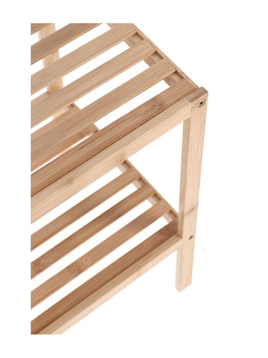 Square Side Table Cayden from Bamboo Natural L33xW33xH50cm.