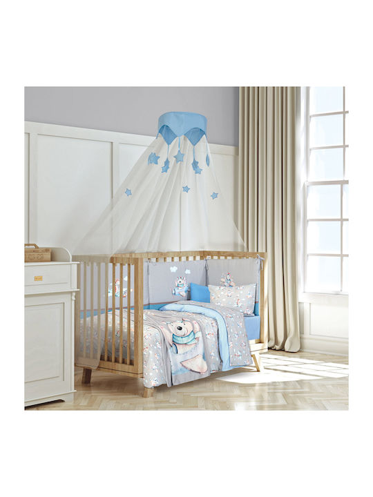 Greenwich Polo Club Blanket Nursery Swaddling Blankets Fleece Blue Blue, Grey 80x110cm