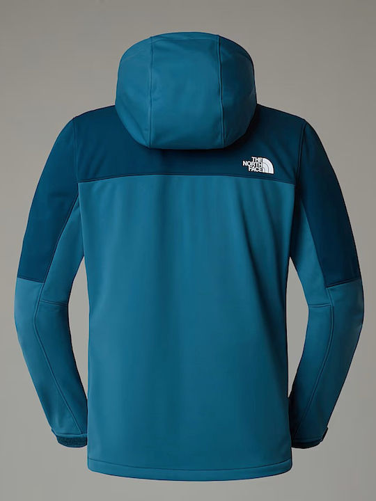 The North Face Diablo Men's Winter Softshell Jacket Waterproof and Windproof Midnight Petrol, Mallard