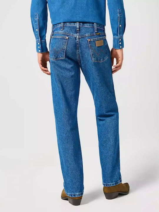 Men's Jeans Pants with Regular Straight Fit Stone Blue