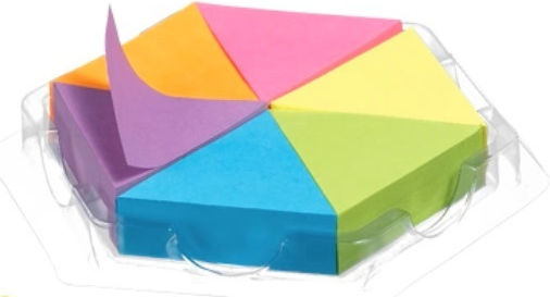 Stick'N Autocolante Hârtii de Notițe în Cub 150 Foi 4.2x5buc Set 6buc