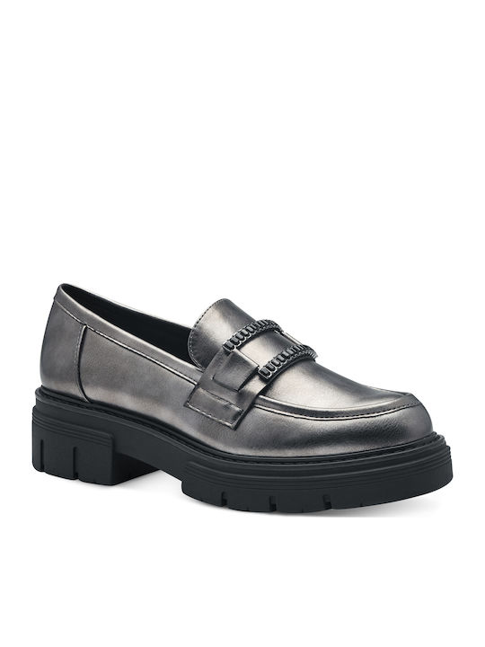 Дамски Loafers в Сребрист Цвят