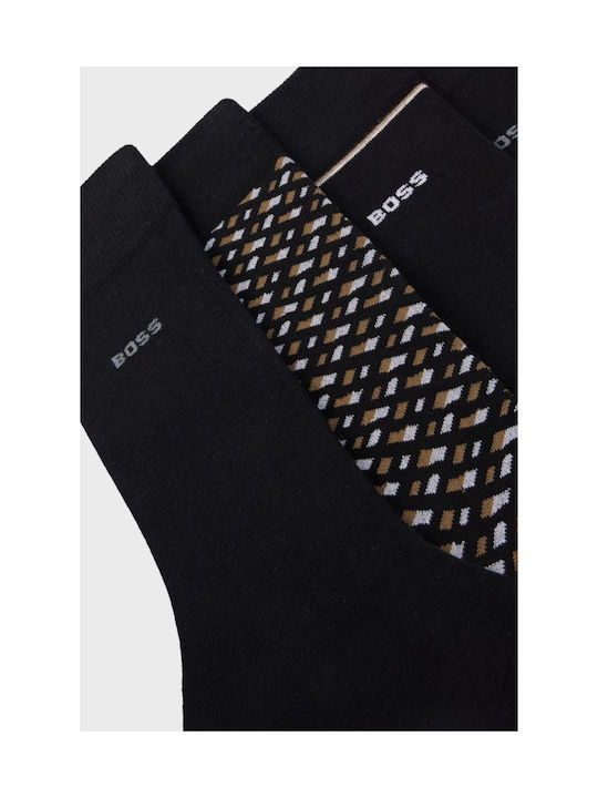 Hugo Boss Men's Socks Black 4Pack