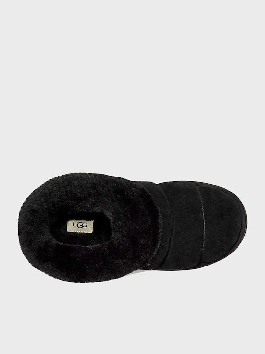 Tazzlita Platform Κλειστές Γυναικείες Παντόφλες Μαύρες