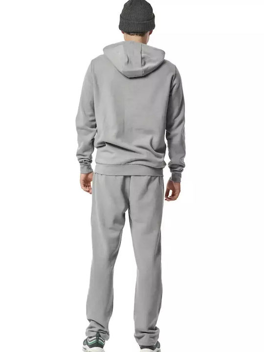 Body Action Herren-Sweatpants Fleece Silber