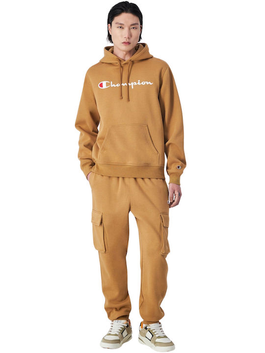 Cargo-Hose Jogginghose mit Gummizug Mustard