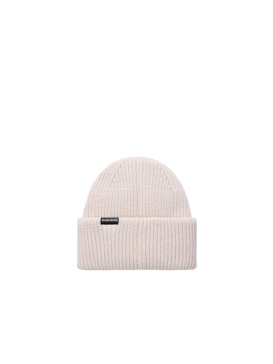 Napapijri Beanie Feminin Căciulă Tricotat în culoarea Alb