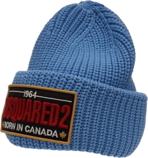 Beanie Ανδρικός Σκούφος Πλεκτός σε Γαλάζιο χρώμα