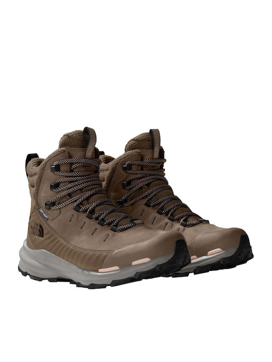 The North Face Vectiv Fastpack Insulated Γυναικεία Ορειβατικά Μποτάκια Αδιάβροχα Καφέ