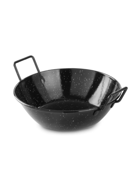 Emaillierte Tiefe Paella-Schale Ø 205x H 57mm Hendi 622841