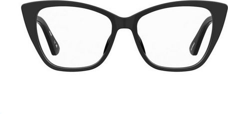 Moschino Plastic Eyeglass Frame Butterfly Black MOS642 807
