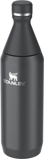 Stanley Bottle Thermos Stainless Steel BPA Free 600ml Black