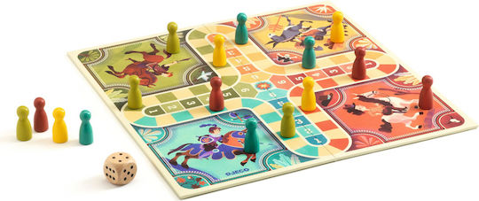 Board Game Petits Chevaux Ludo for 2-4 Players 5+ Years Old (FR) Djeco