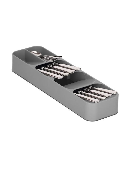Tăvi Pentru Tacâmuri De Sertar Din Plastic 40x11x5.5cm Gri