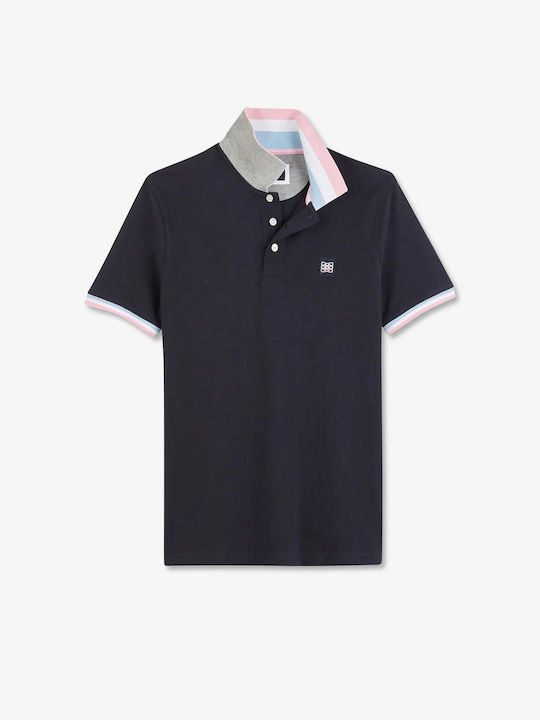 Eden Park Ανδρική Μπλούζα Polo Navy Blue