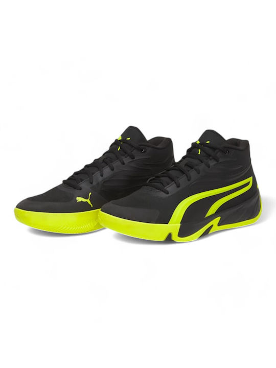 Puma Court Pro Hoch Basketballschuhe Schwarz