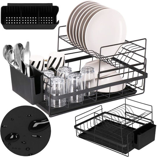 Sink Strainer Inox Black 50x30x24cm