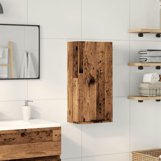 vidaXL Bathroom Cabinet L32xW20xH67cm Oak