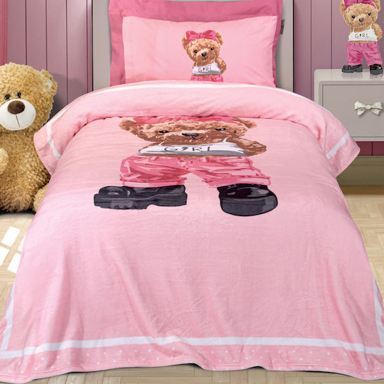 Greenwich Polo Club Blanket Fleece 8839 Beige, Grey, Pink 160x220cm