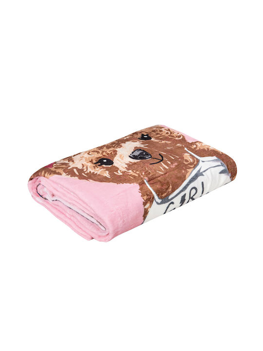 Greenwich Polo Club Κουβέρτα Fleece 8839 Beige, Grey, Pink 160x220εκ.