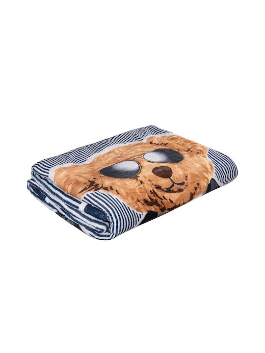 Greenwich Polo Club Κουβέρτα Fleece 8838 Blue, White 160x220εκ.