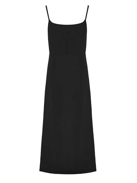 Beatrice Abito Midi Kleid Schwarz