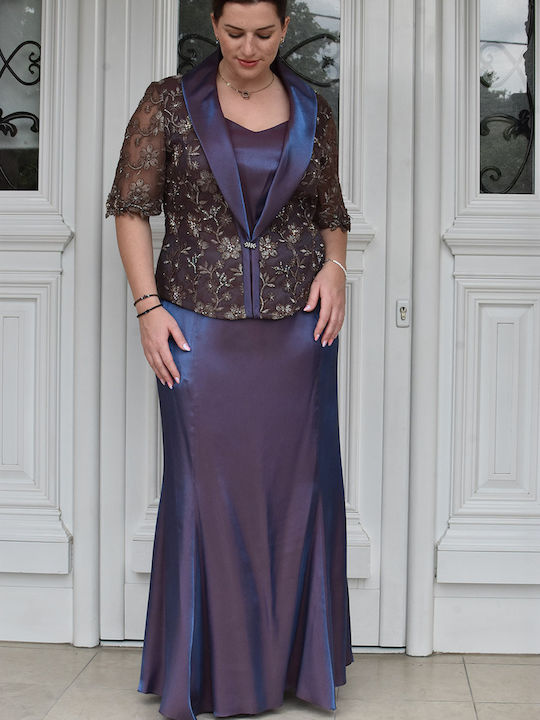 Mikael Dress for Wedding / Baptism Purple