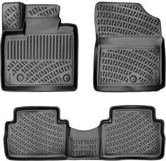 Set covorașe auto din cauciuc tip disc pentru Hyundai Santa Fe IV versiunea pe benzină 2018