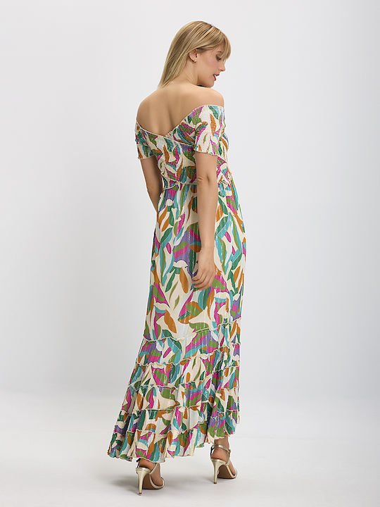 Luna Llena Maxi Dress with Ruffle