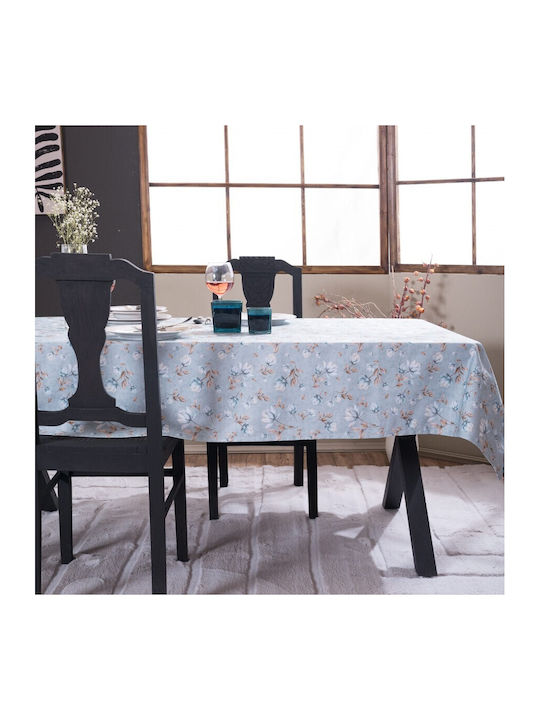 Teoran Tischtuch Ferrol Hellblau 135x180cm