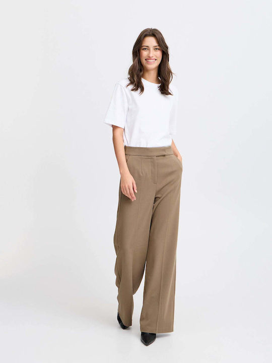 B.Younq Women's Fabric Trousers Cigar