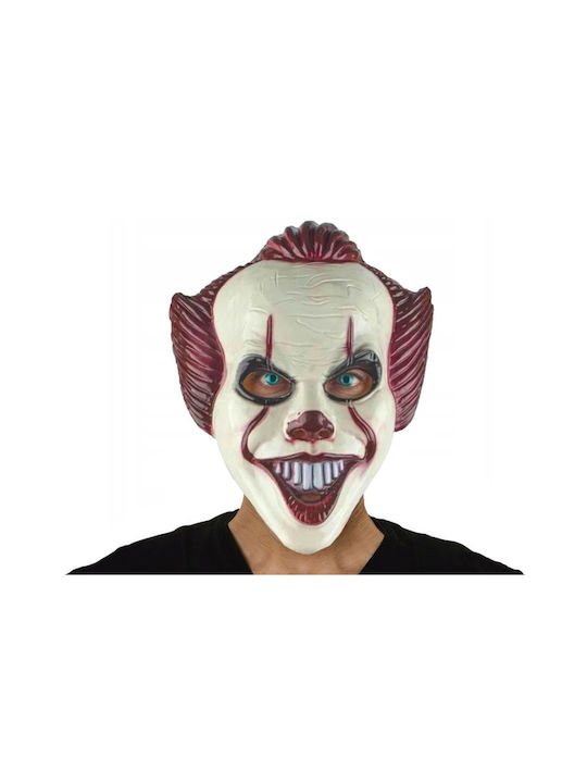 Masca de Halloween Zola Clovn Groază It Zâmbăreț Bandă Elastică Orificii de Ventilație Nas Gură