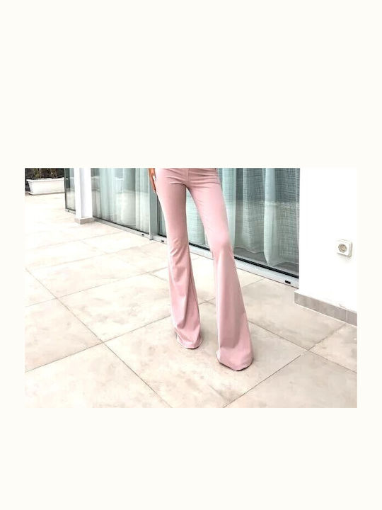 Damen Stoff Hose Rosa