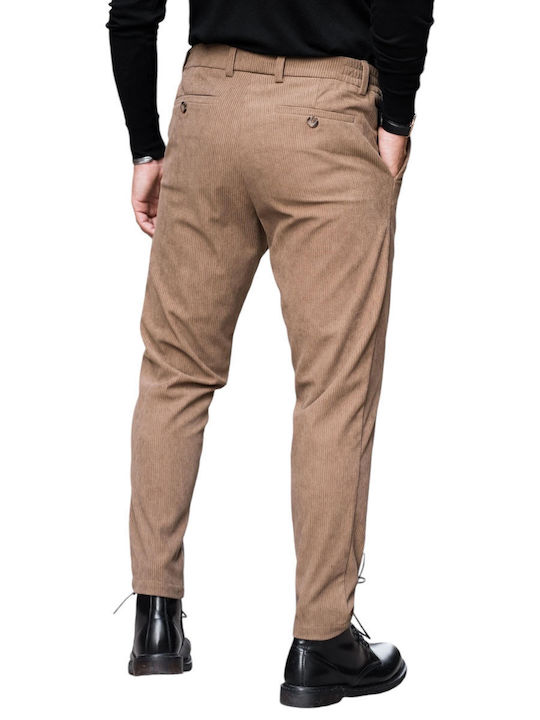 Dezign Men's Trousers in Loose Fit coffee