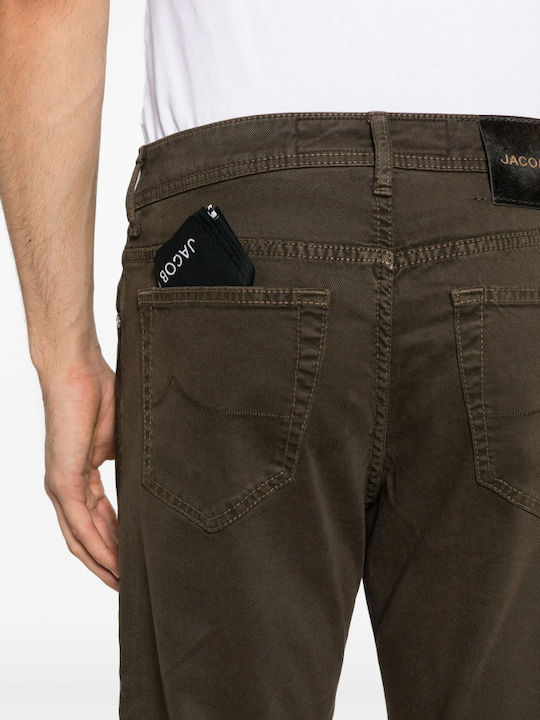 Trousers Elastic Brown