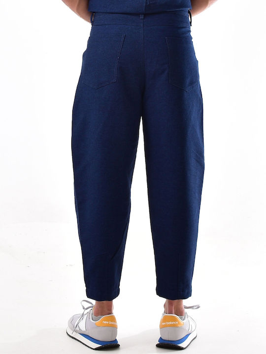 Not A Common Men's Trousers in Loose Fit Blue