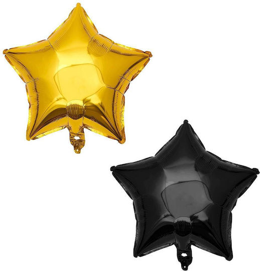 Compoziție cu 53 Baloane Aurii 40buc Black/Gold